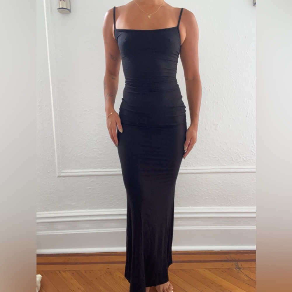 Skims Long Slip Dress